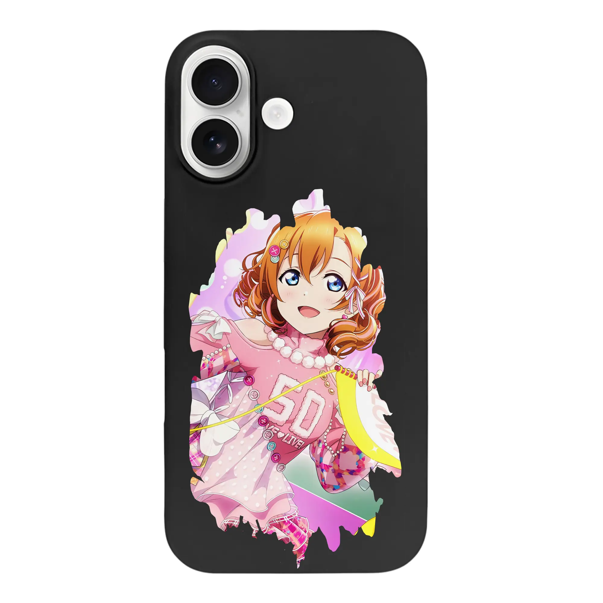 Love Live! グッズ,高坂穂乃果 - iPhone 17 シリーズ シリコンケース 薄型 耐衝撃 指紋防止 ソフトタッチカバー 精密フィット 傷防止 保護ケース iPhone 17/17 Air/17 Pro/17 Pro Max 対応